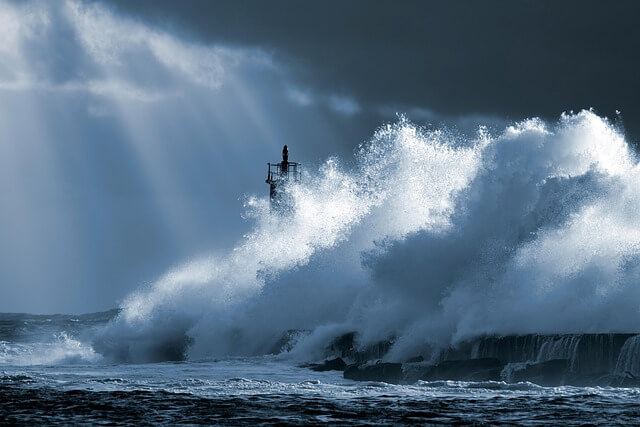 Tempête en Bretagne